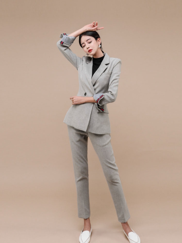 Profession coat slim business suit 2pcs set for women