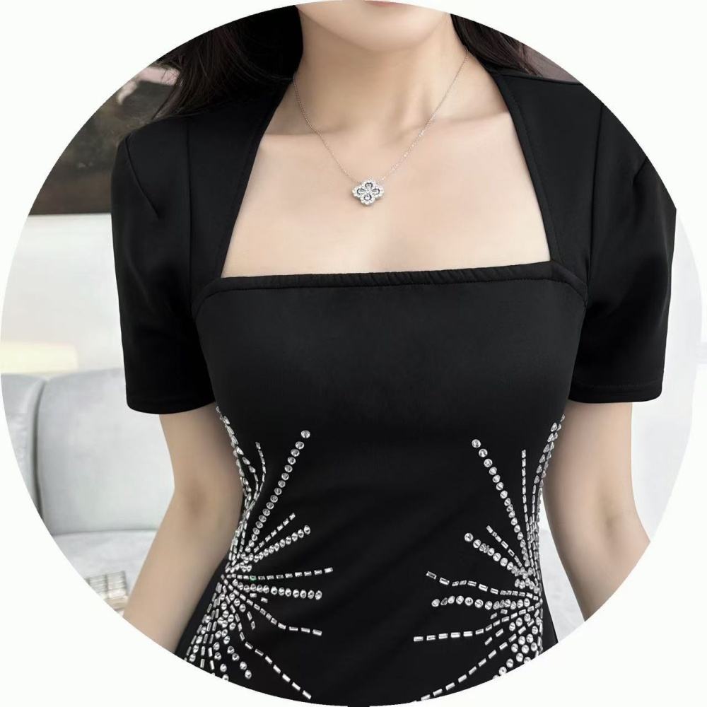 Rhinestone dress enticement formal dress for women