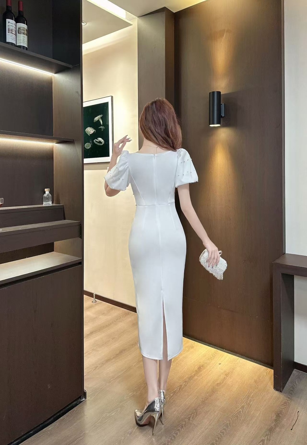 Summer package hip long dress sexy slim dress for women