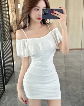 Package hip bottoming short sleeve sexy dress