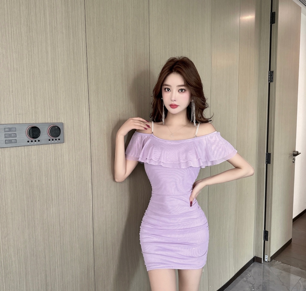 Package hip bottoming short sleeve sexy dress