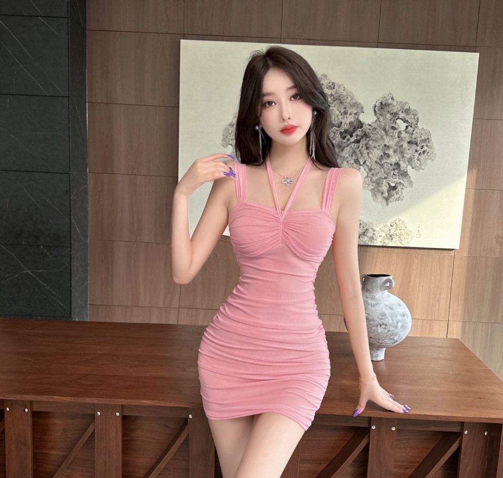 Sling sexy spring and summer spicegirl package hip dress