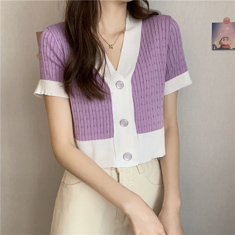 Summer Korean style tops temperament cardigan