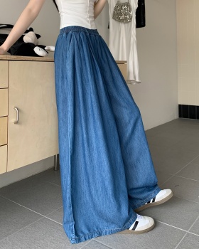 All-match loose wide leg pants retro niche long pants