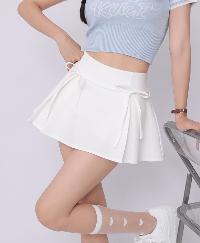 All-match spicegirl short skirt A-line frenum skirt