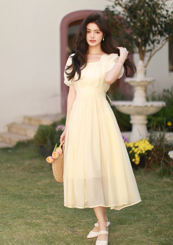 France style summer tender slim sweet dress for women