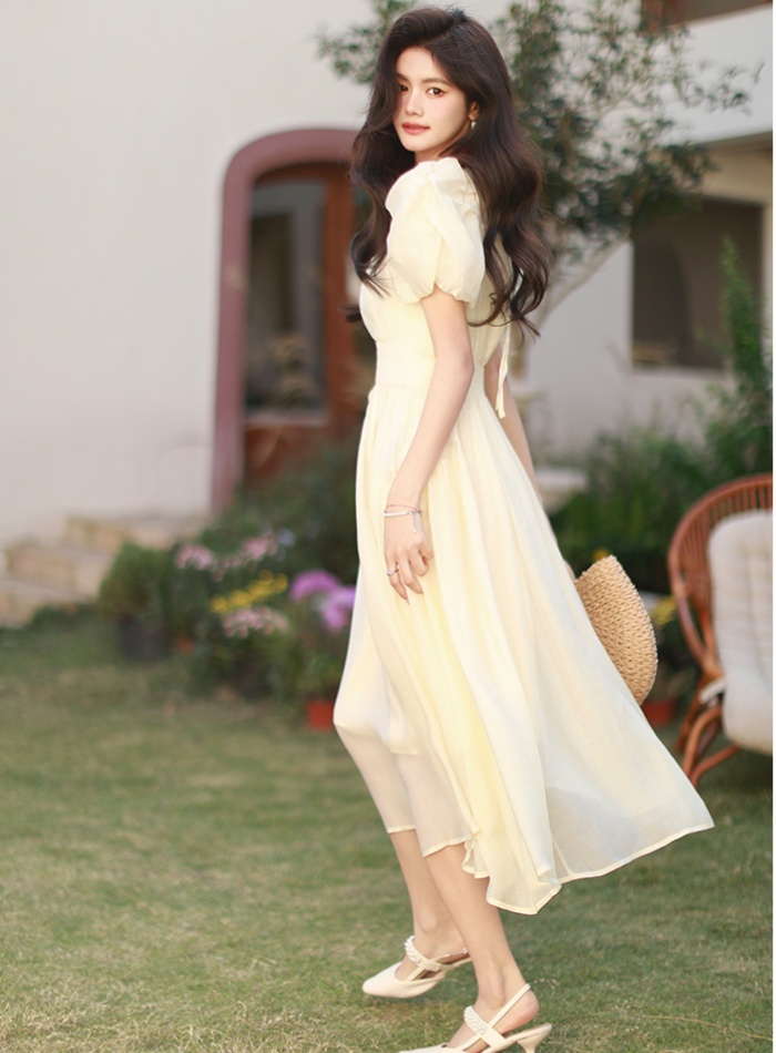 France style summer tender slim sweet dress for women