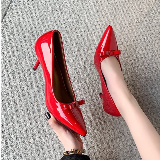 France style small shoes pointed high-heeled shoes