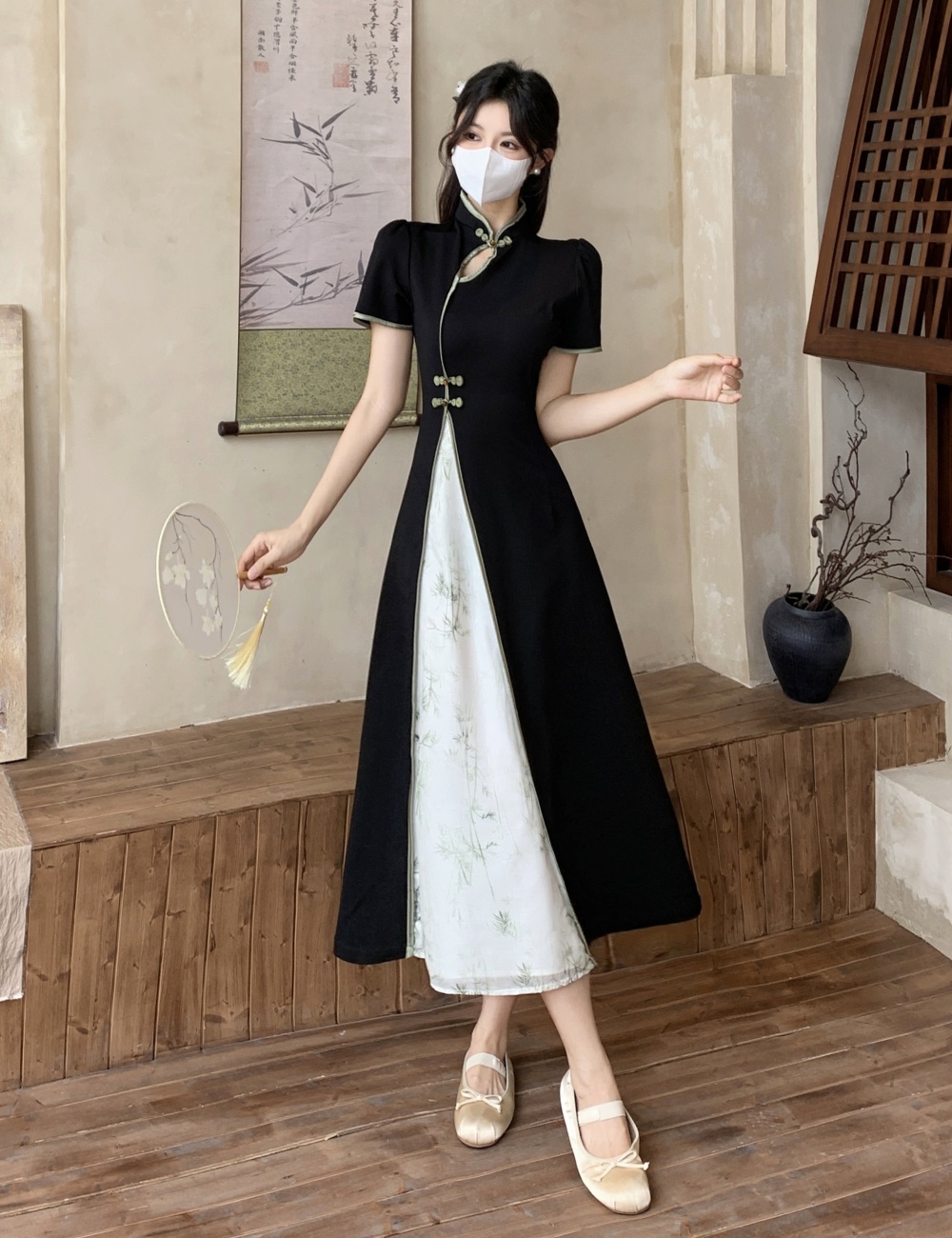 Summer Chinese style dress refinement cheongsam