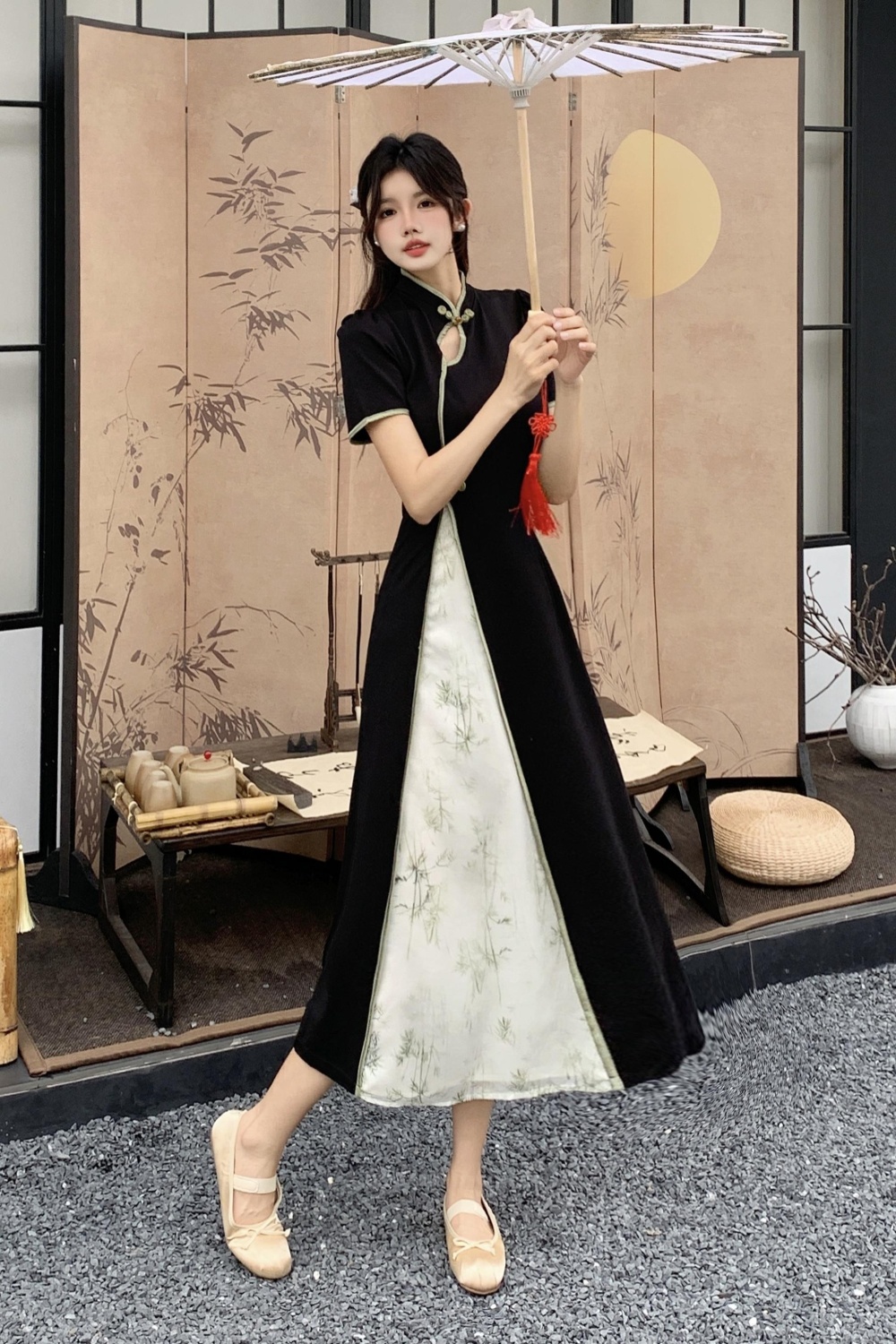 Summer Chinese style dress refinement cheongsam