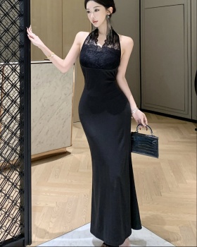 Sexy package hip dress sleeveless formal dress for women