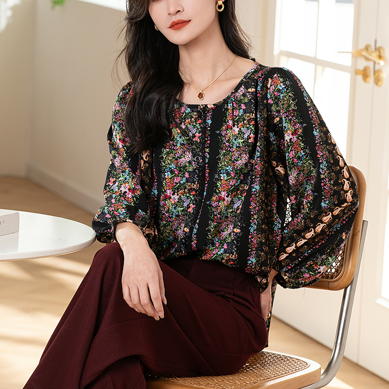 Slim fashion lazy large yard spring and summer shirt