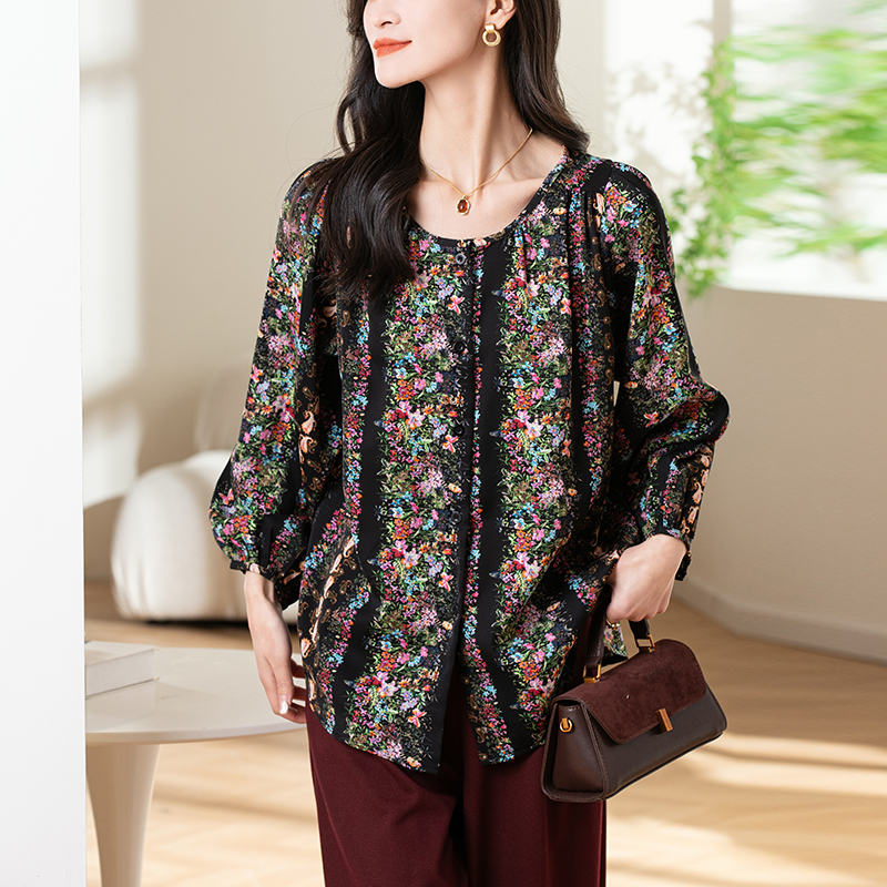 Slim fashion lazy large yard spring and summer shirt