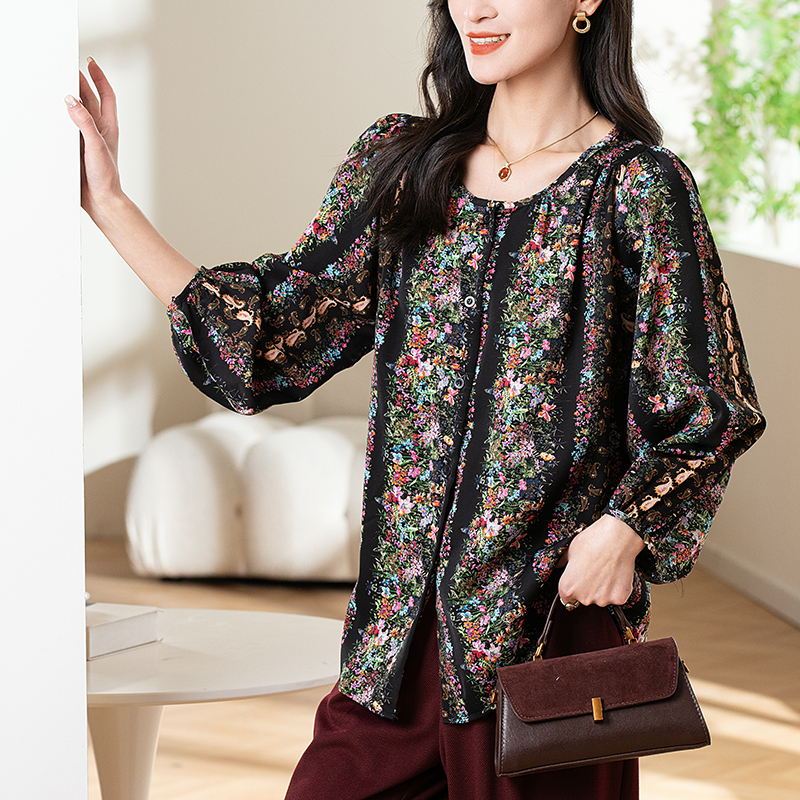 Slim fashion lazy large yard spring and summer shirt