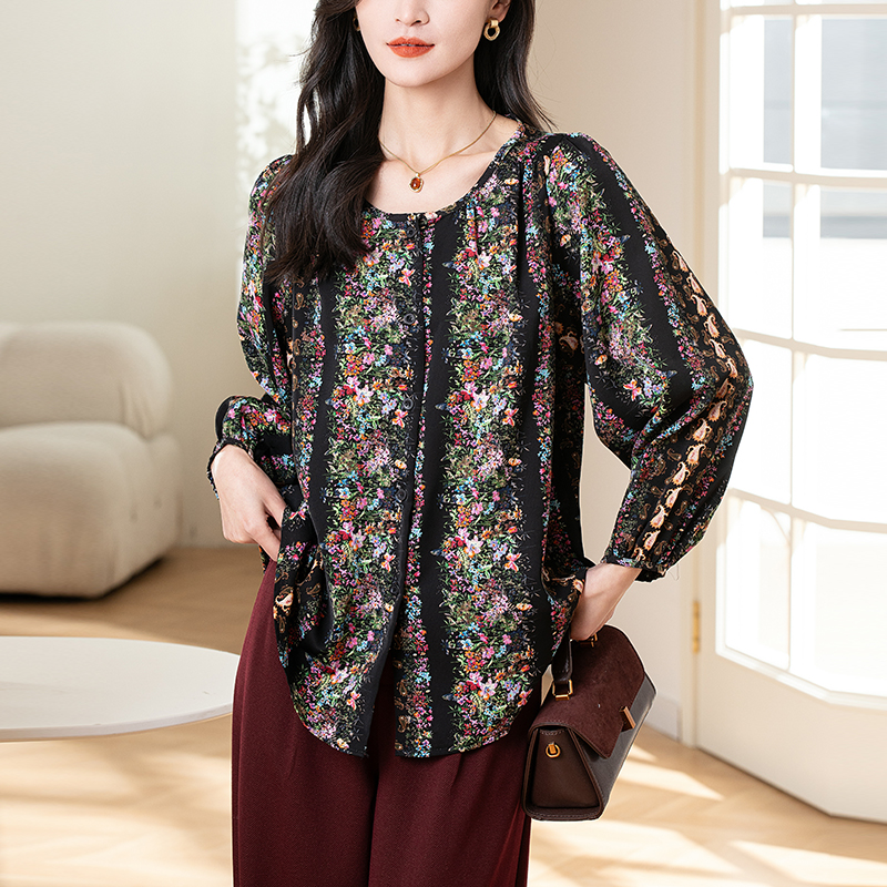 Slim fashion lazy large yard spring and summer shirt