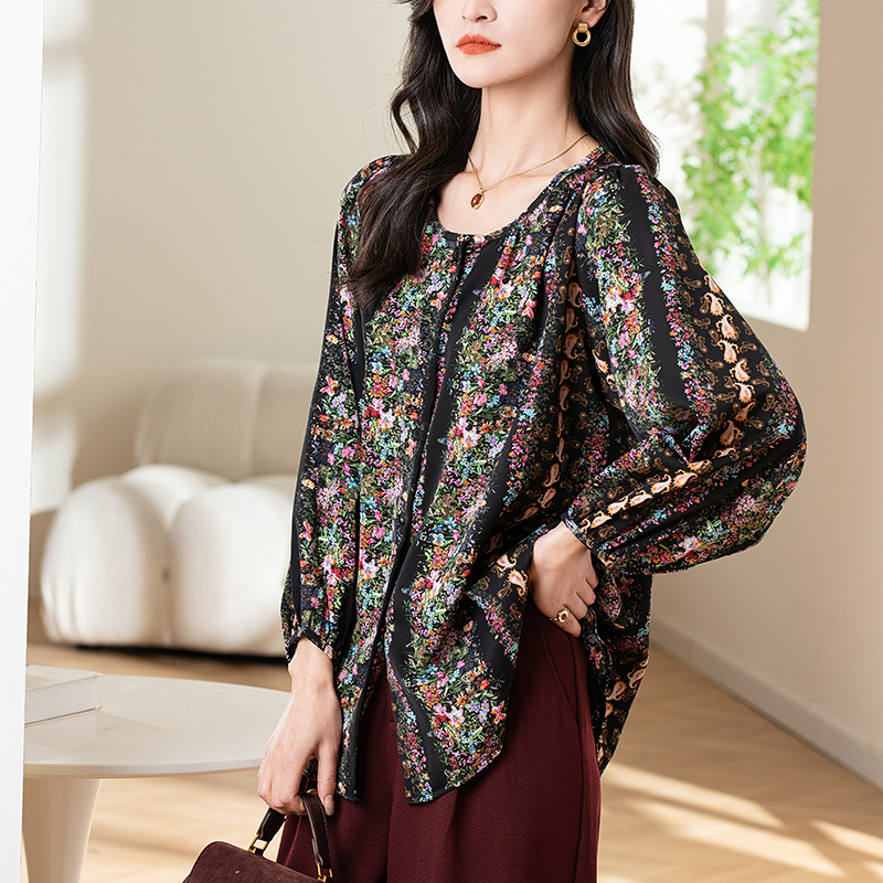 Slim fashion lazy large yard spring and summer shirt