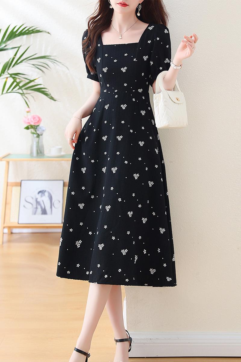 Chiffon Hepburn style France style dress for women