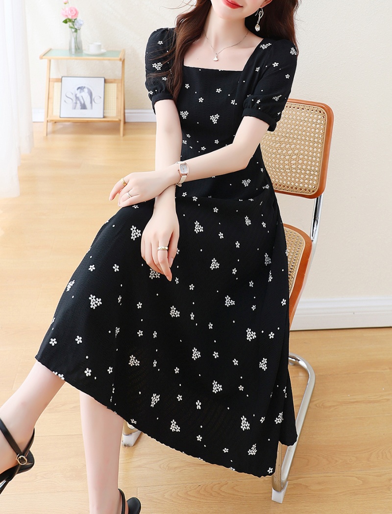 Chiffon Hepburn style France style dress for women