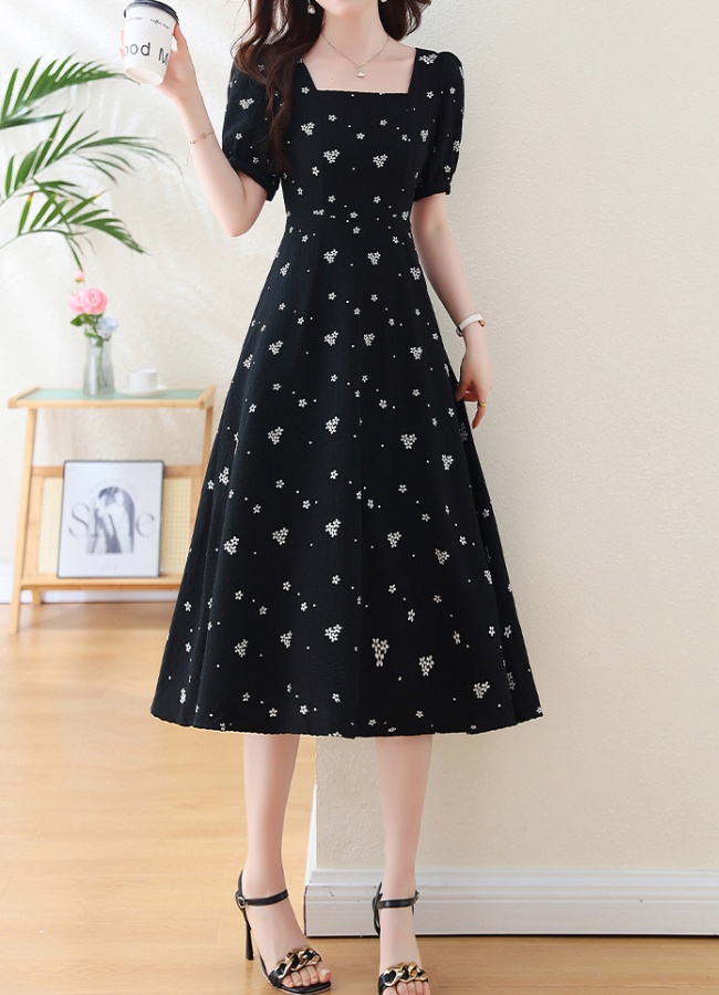 Chiffon Hepburn style France style dress for women