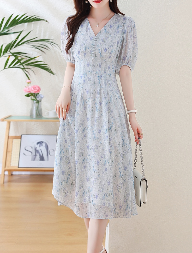 Chiffon Casual long dress seaside dress for women