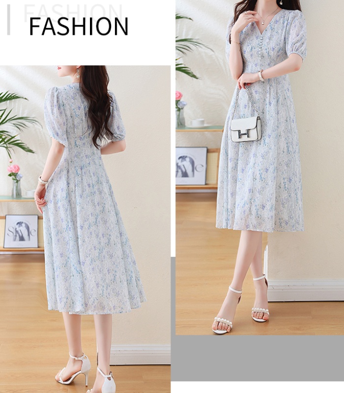 Chiffon Casual long dress seaside dress for women