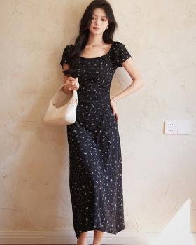 Slim France style long dress temperament dress for women