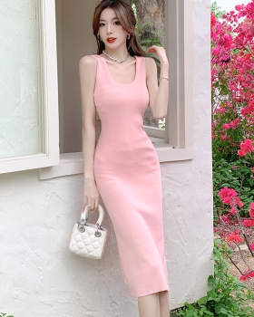 France style sleeveless dress dress for women