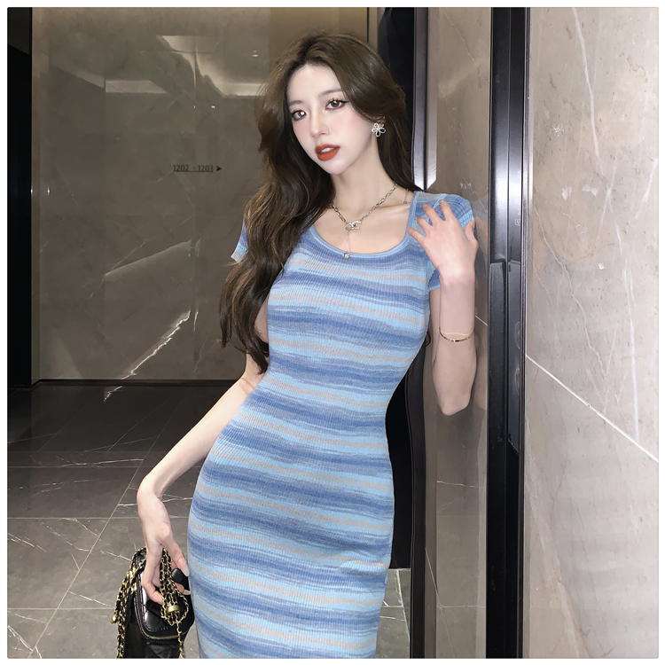 Enticement sexy knitted spicegirl dress for women