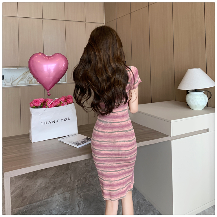 Enticement sexy knitted spicegirl dress for women