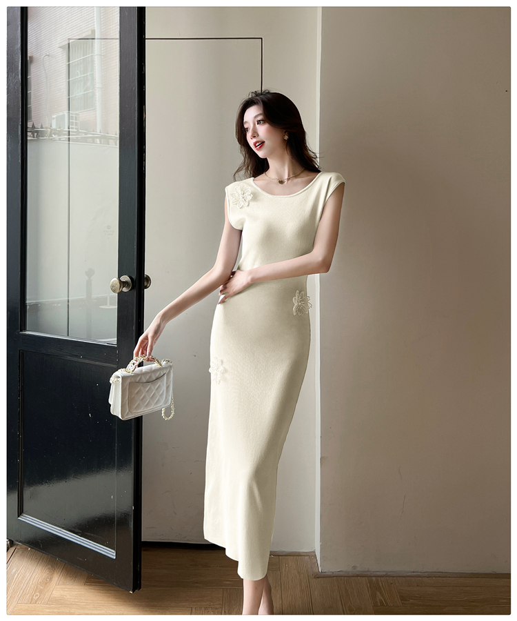 Sleeveless long dress tender dress for women