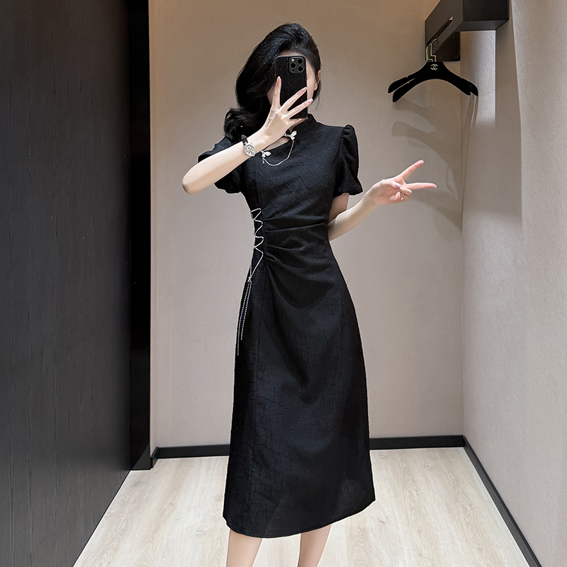 Chinese style dress summer long dress for women