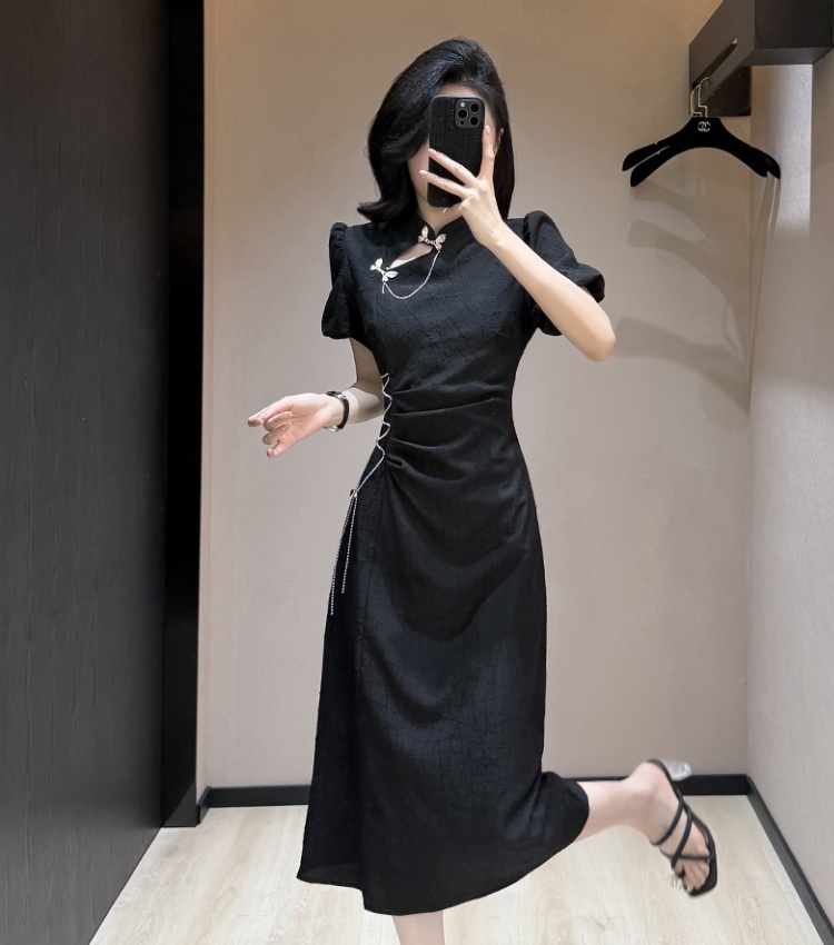 Chinese style dress summer long dress for women