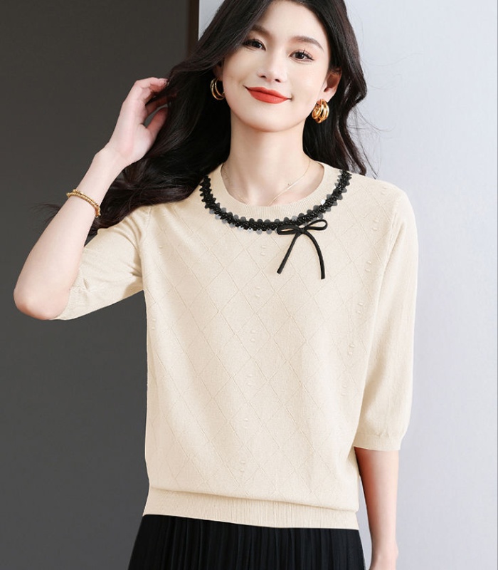 Spring and summer T-shirt tops for women