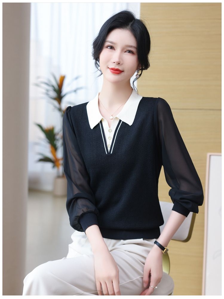 Western style tops spring and summer T-shirt for women