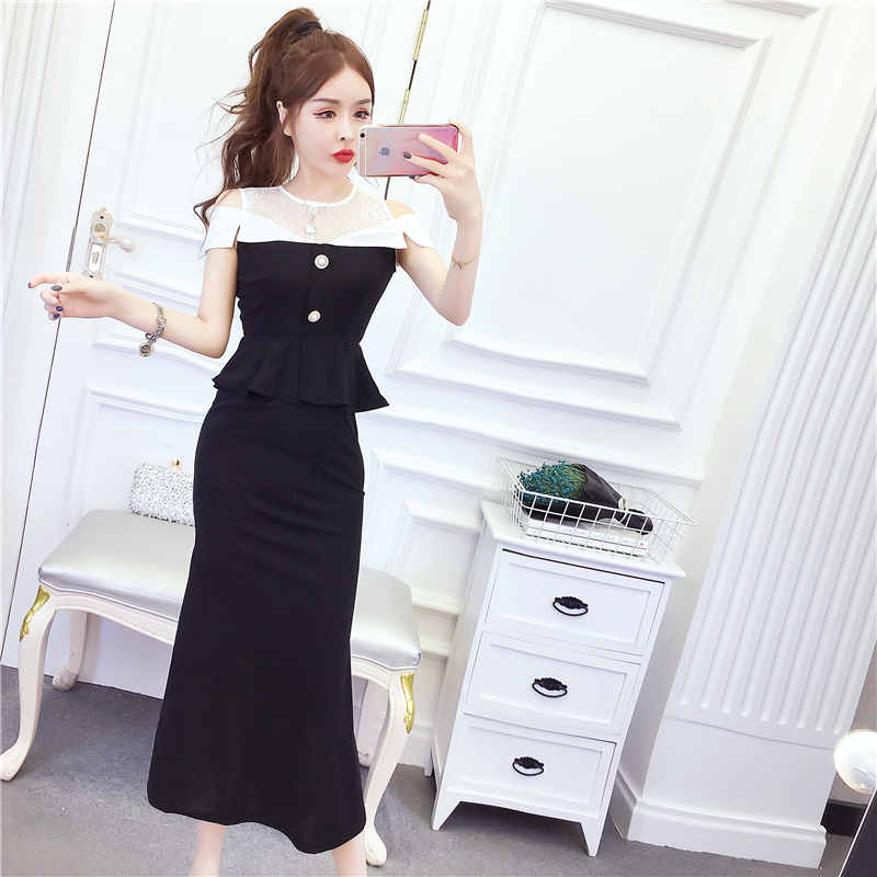 Slim package hip dress summer fashion formal dress