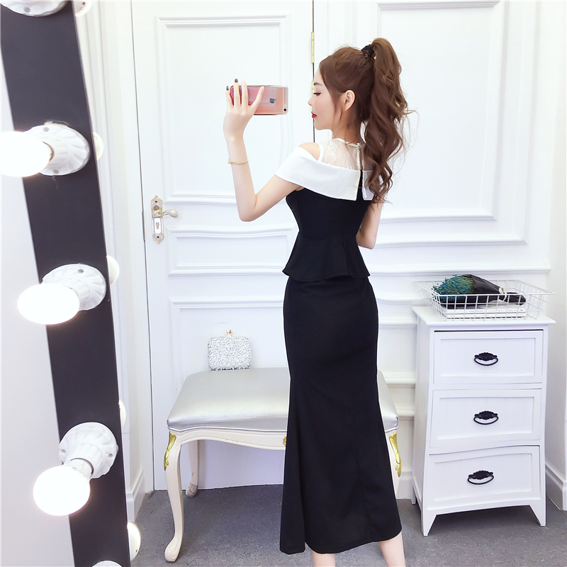 Slim package hip dress summer fashion formal dress