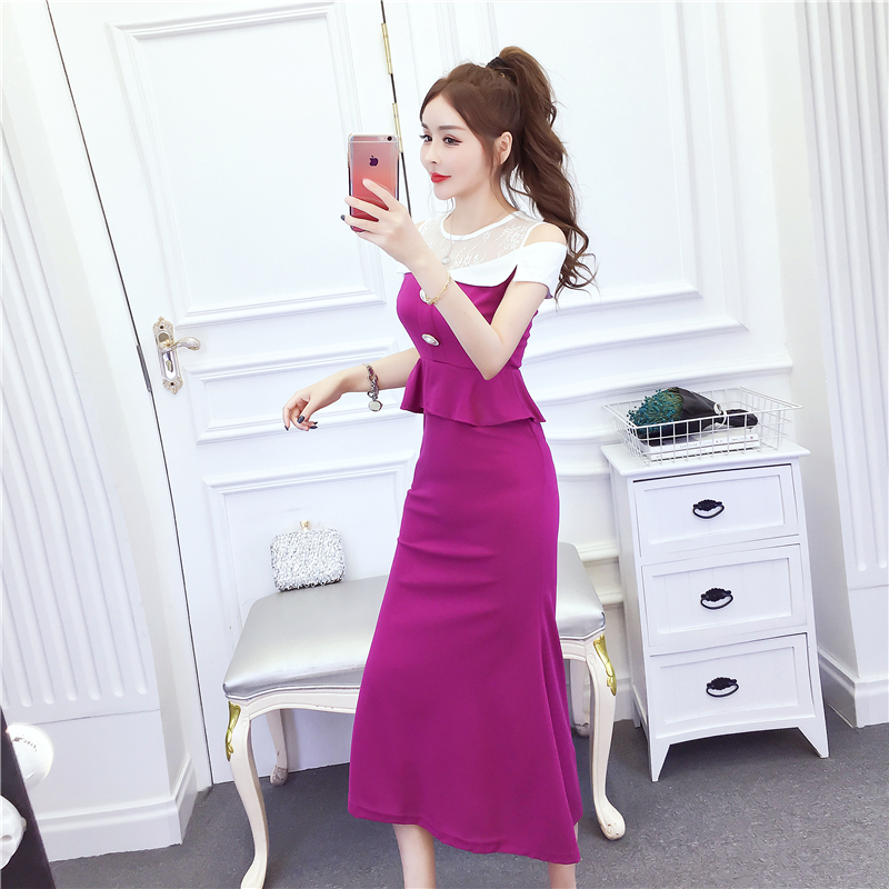 Slim package hip dress summer fashion formal dress