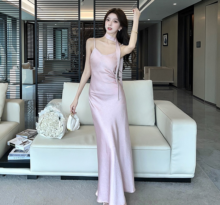 Sling slim long dress enticement spring and summer dress