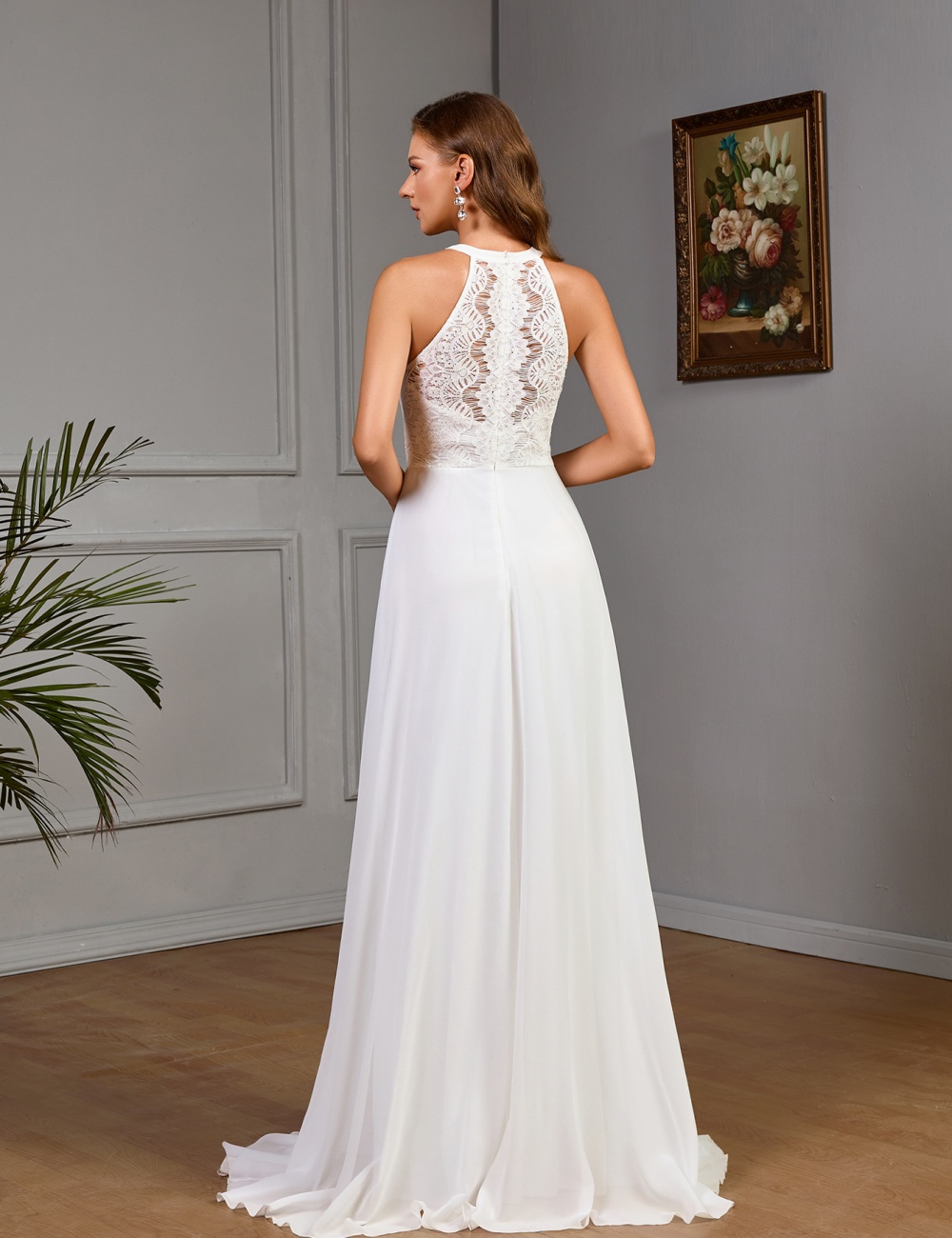 Spring wedding dress European style dress