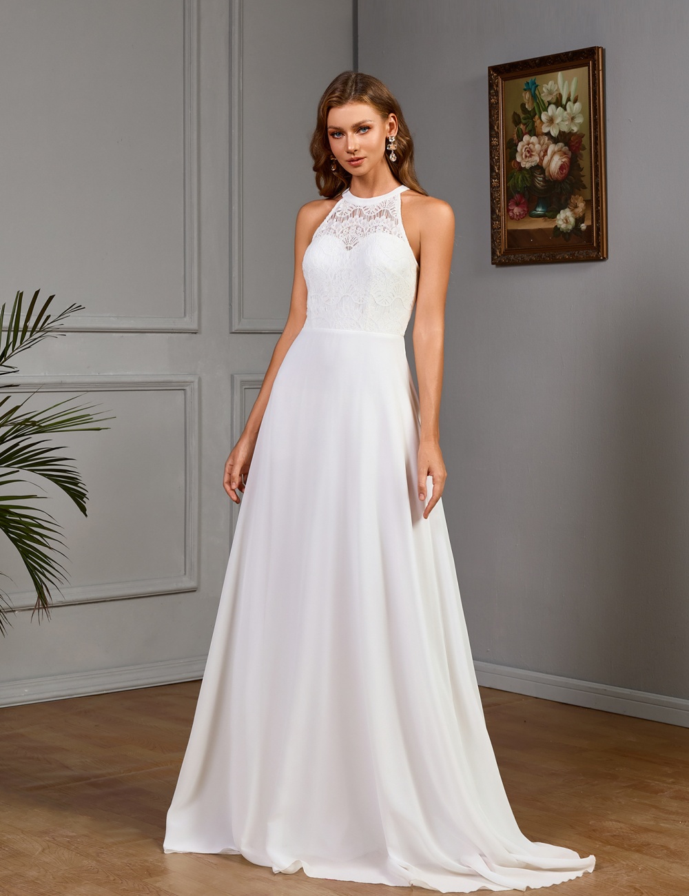 Spring wedding dress European style dress