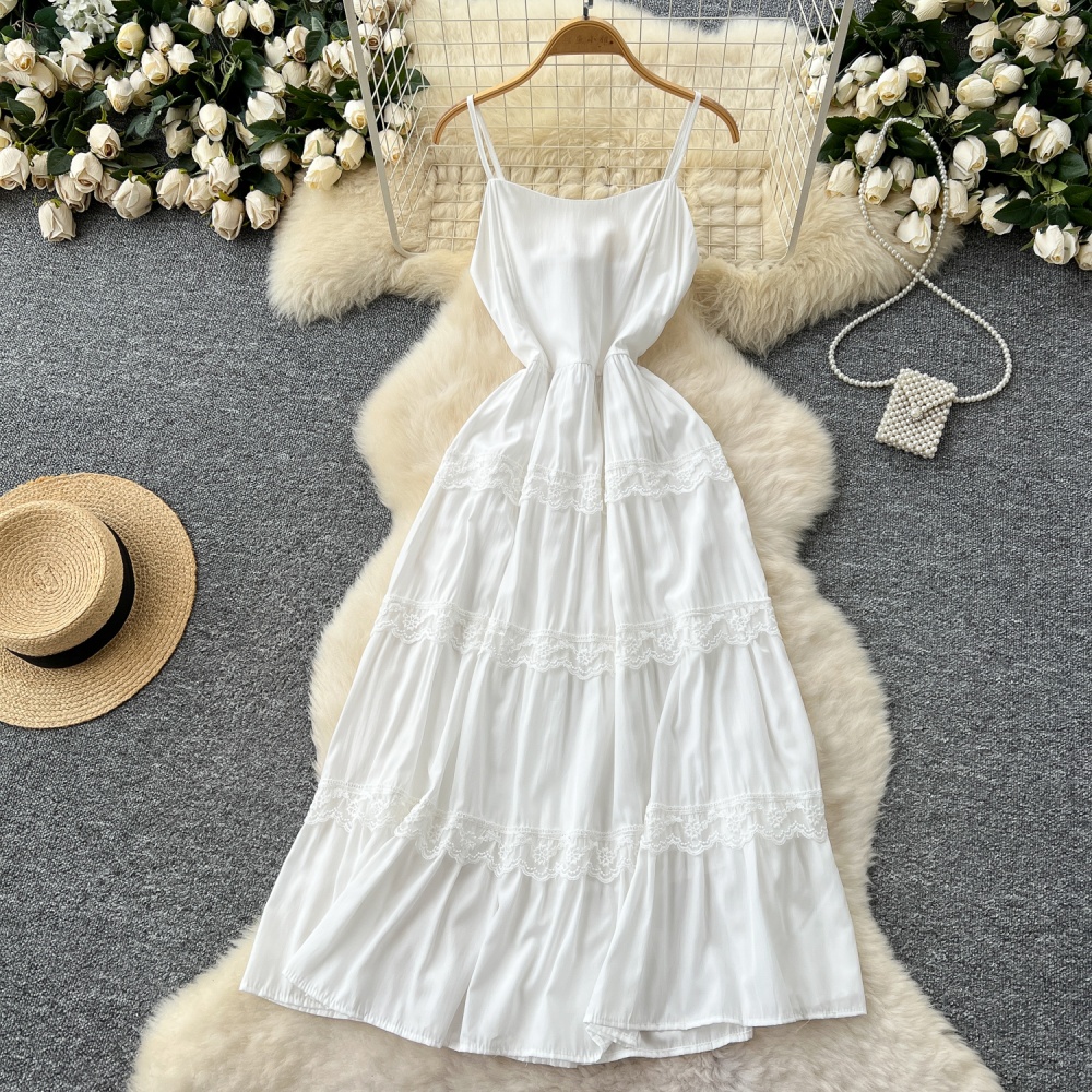 Beading lace coat sling France style cardigan 2pcs set