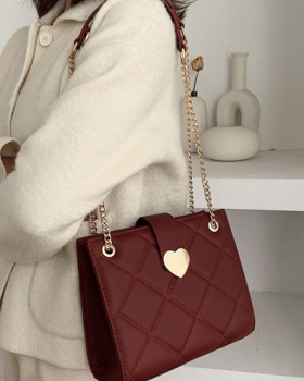 High capacity fashion shoulder bag red bag for women