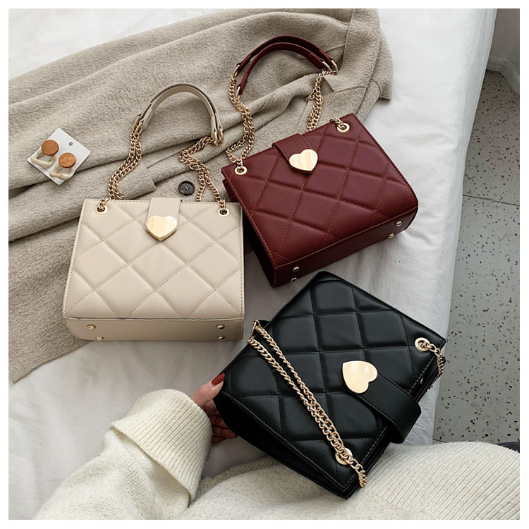 High capacity fashion shoulder bag red bag for women