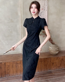 Temperament Chinese style cheongsam fashion slim dress