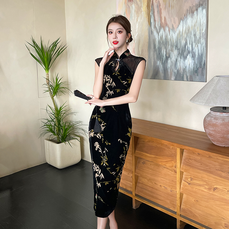 Slim Chinese style dress temperament cheongsam