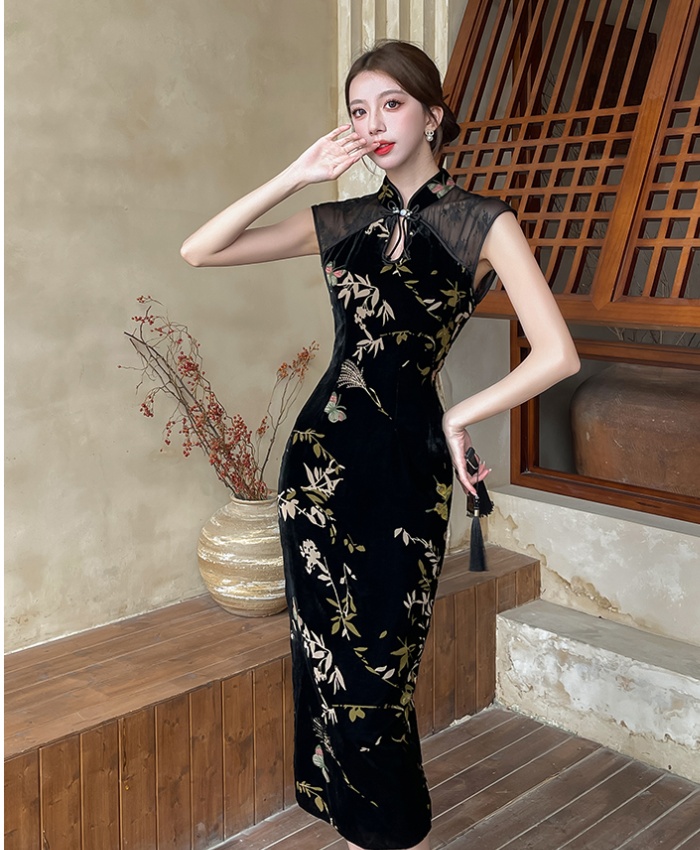 Slim Chinese style dress temperament cheongsam