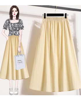 Lazy long thin summer skirt