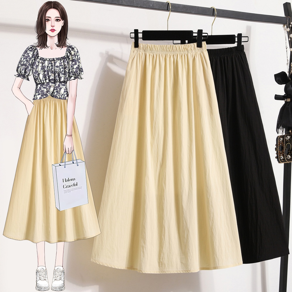 Lazy long thin summer skirt