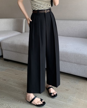 Casual nine pants straight business suit for women