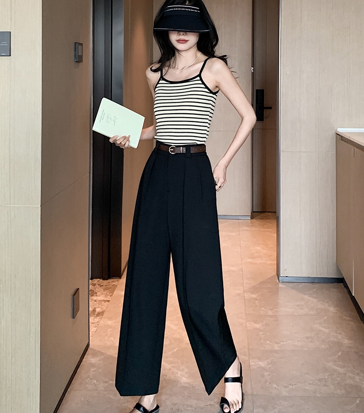 Casual nine pants straight business suit for women